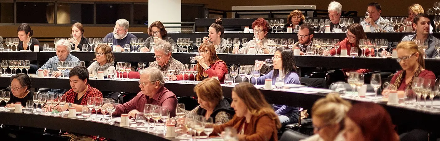 A wine tasting class at the CIA at Copia in Napa, CA.