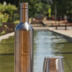 Wine Flask and Glass Wine Flask and Glass