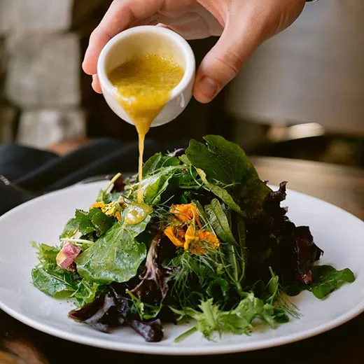 Insalata Misticanza Greens at The Grove Restaurant Insalata Misticanza Greens at The Grove Restaurant